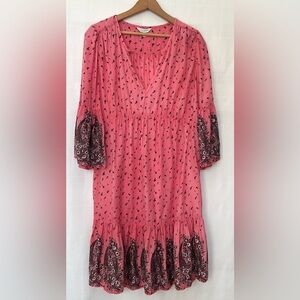 Lucky Brand Pink Midi Dress